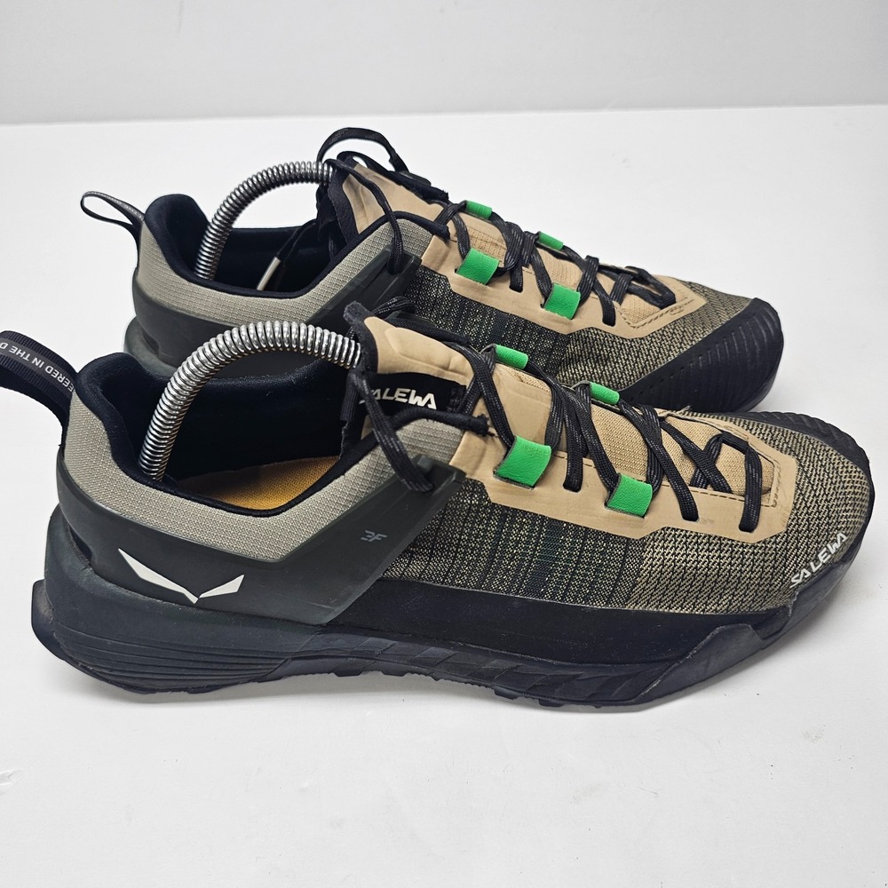 Salewa Wildfire NXT GTX Men's Hiking Shoes, Quicksand/Dark Olive 9.5